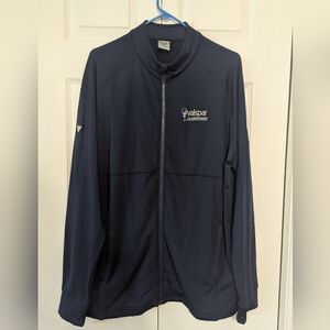 PGA Tour Valspar Golf Championship Jacket Adult Size Large Navy Blue
